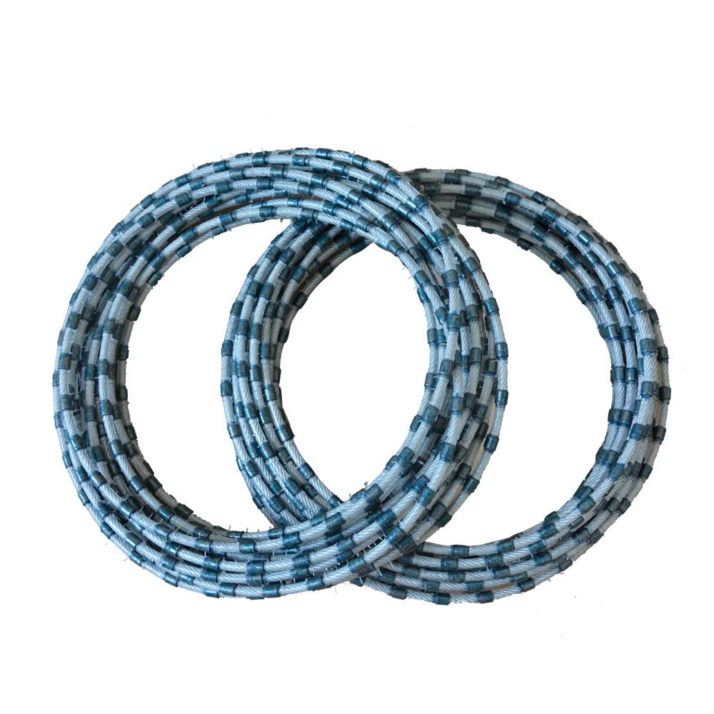 5.3mm 7.3mm granite marble cutting mini diamond multi wire saw rope for