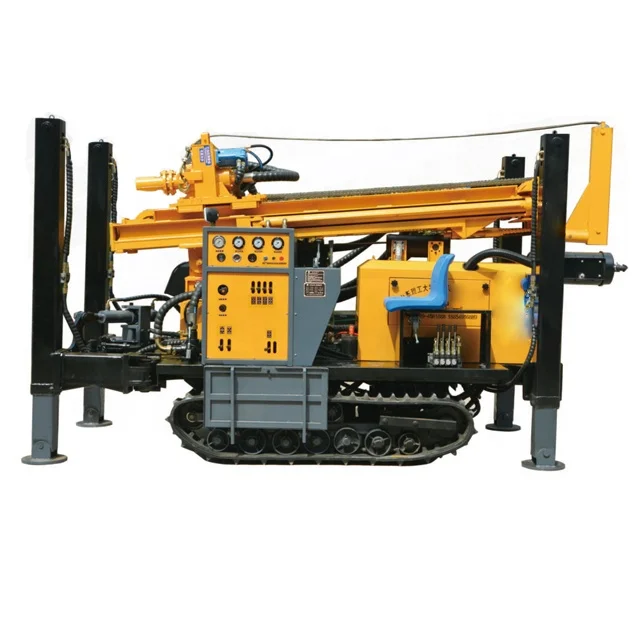 300m Hydraulic Diesel Borehole DTH Water Well Drilling Rig Drilling Machine For Sale