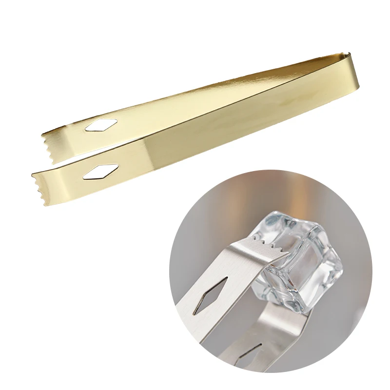 Stainless steel ice clamp restaurant food clip ice cube clamp multifunctional ice clamp