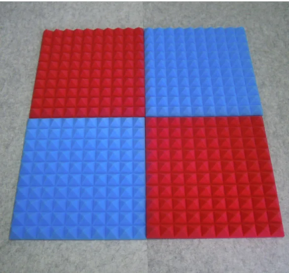 Акустическая пена Звукопоглощающая Пирамида студийная обработка стеновые панели 50*50*5 см огнеупорный пенный материал