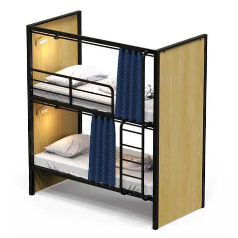 Solid Wood Twin Over Space Capsule Bunk Beds sleeping pods School Furniture