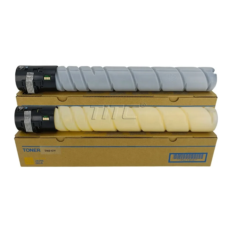 TN 512  Toner Cartridge use in BHC454 / C554 Konica Minolta CYKM Cartridge