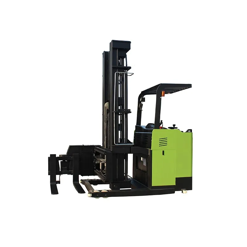
1500kg Narrow Aisle 3 Way VNA Electric Pallet Stacker Forklift Up to 11 Meters Height 