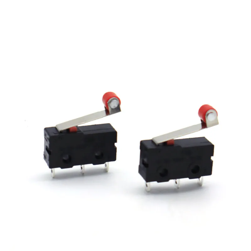 3 pin mini micro switch 5A 250VAC KW11 push micro button limit switches customizable