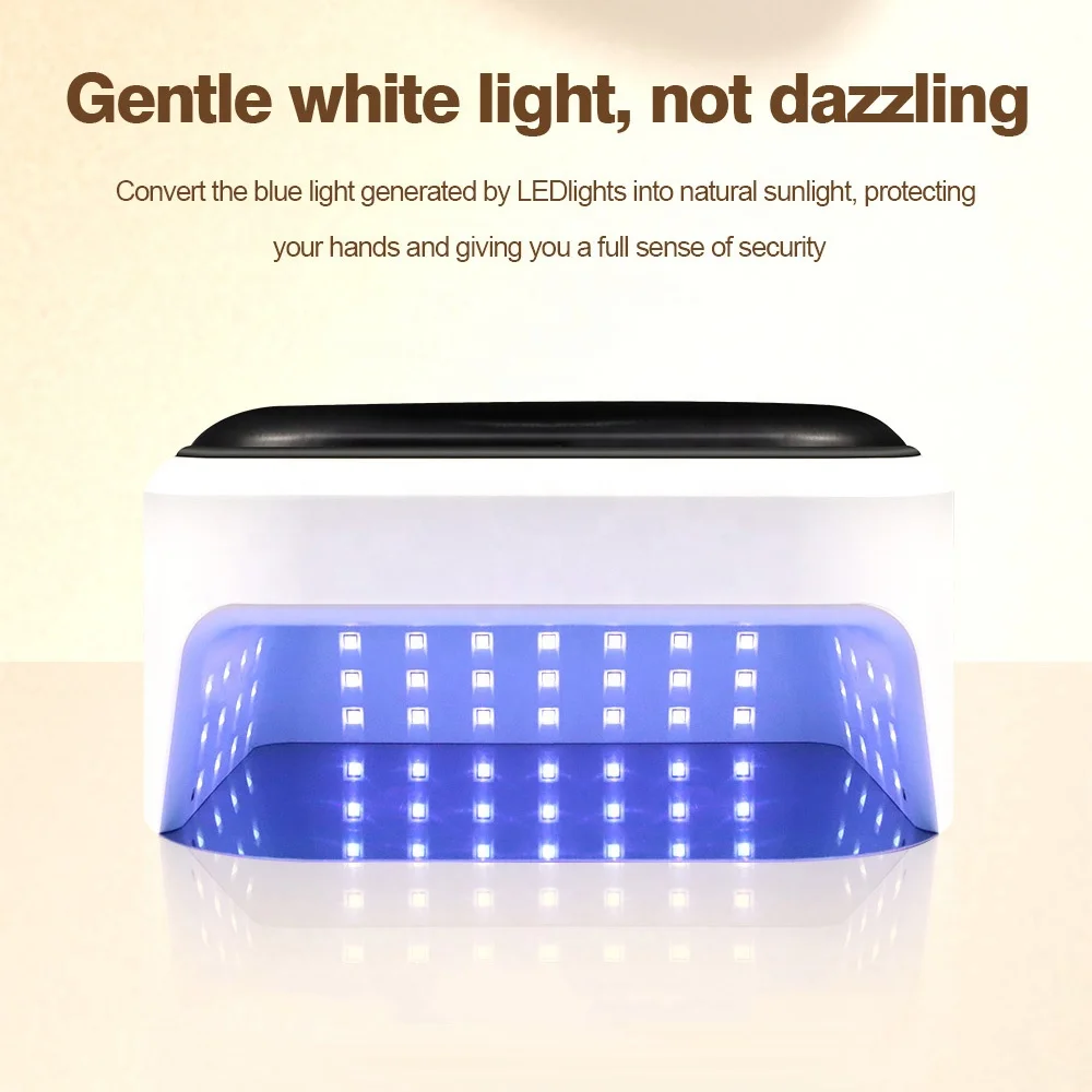 2 In 1 Hand Pillow Curing Uv Gel Light Lamps 218w Portable Cordless Professional Rechargeable Uv Led Nail Lamp For Nails