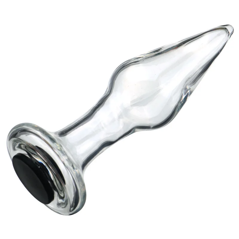 Hollow Cone Glass Anal Plug