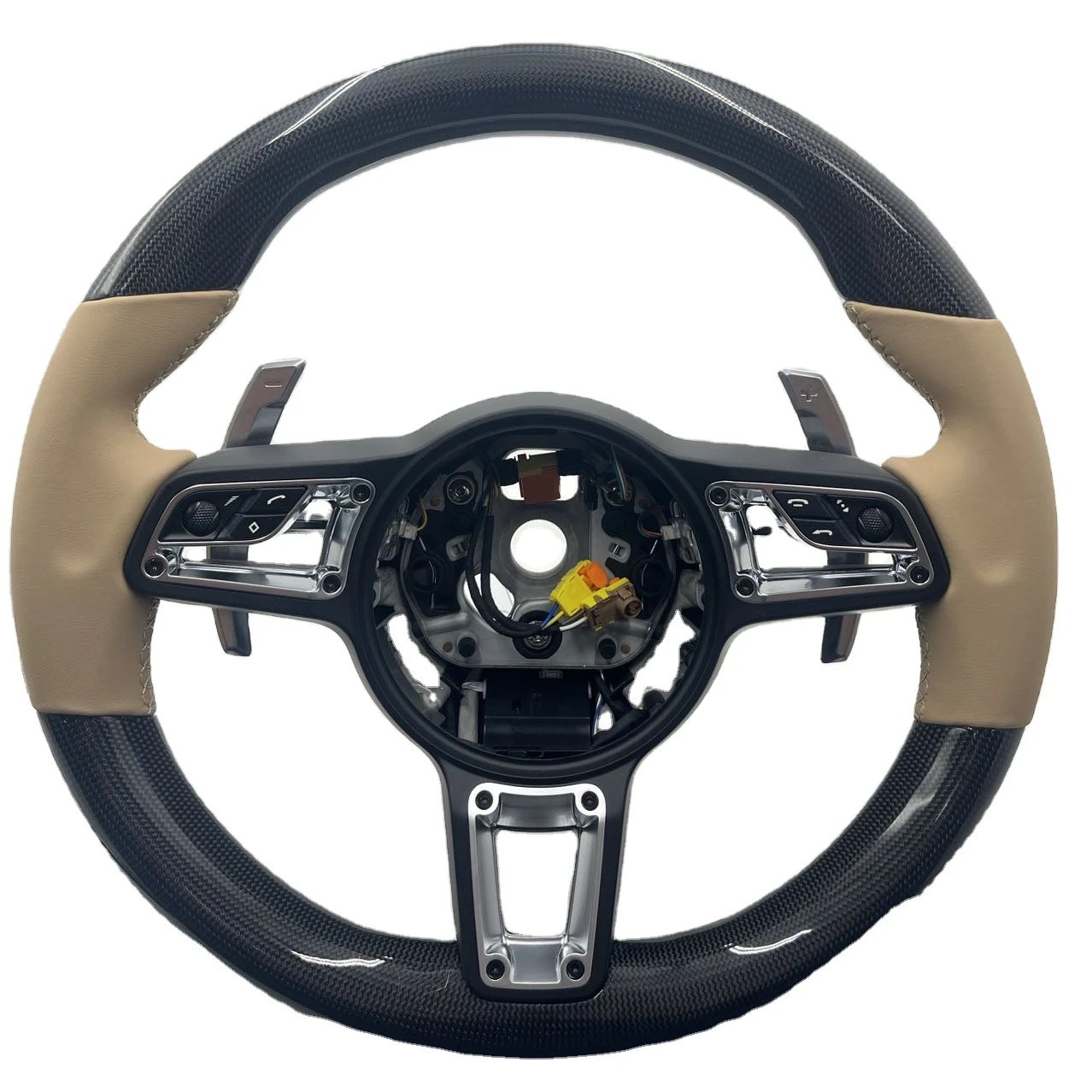 For the Porsche GT carbon fiber riveted steering wheel assembly, for all Porsche models, directly mounted