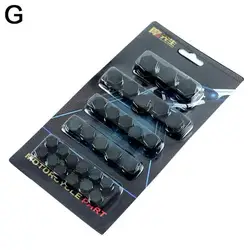 30 Pcs/set Motorcycle Screw Nut Bolt Cap Cover Chrome Plating Plastic Nut Bolt Screw Decoration