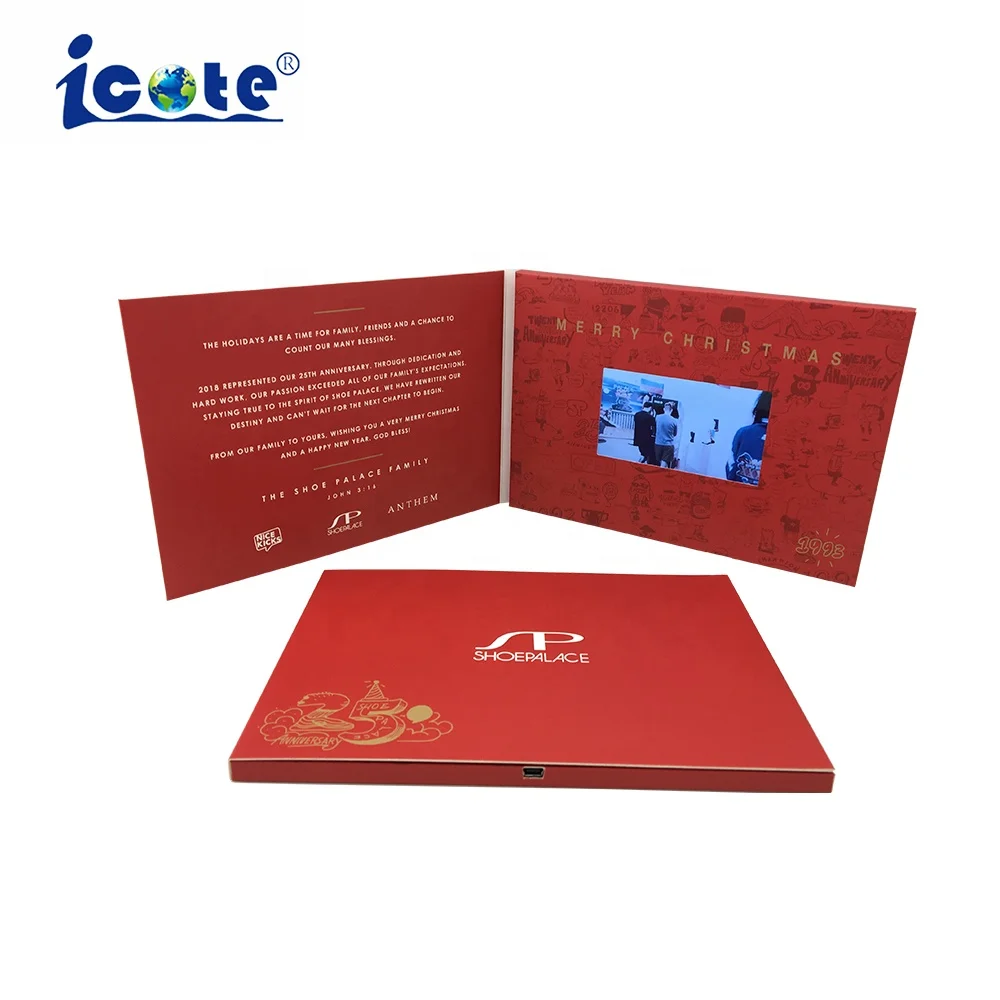 Cote Full Color 4.3 Inch Screen Video Download Tft Video Book For Marketing