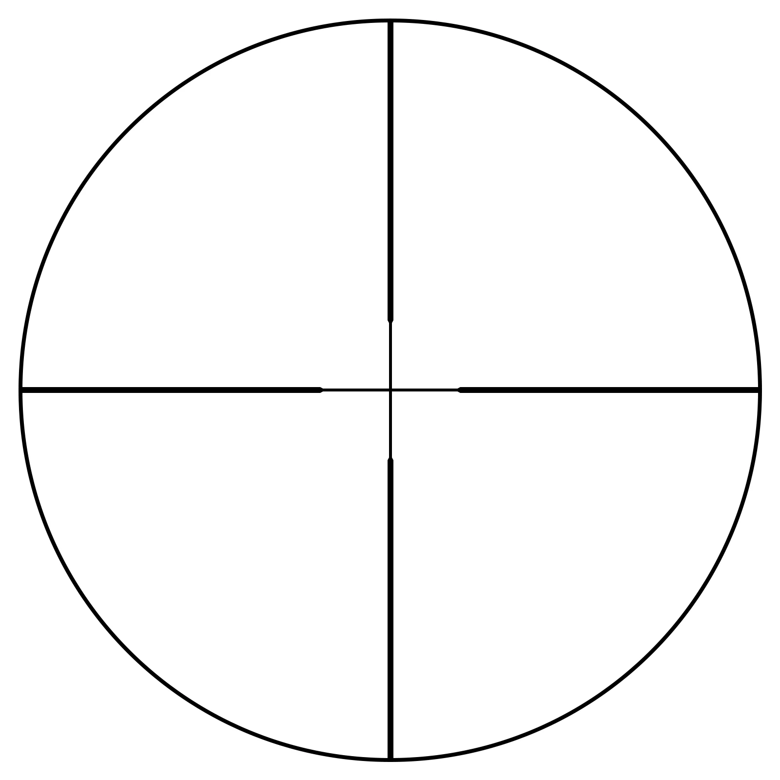 4x20 Illuminated Duplex Optics Tactical Scope for Hunting with Quick Release