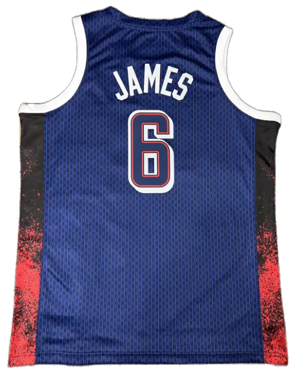24 футболка сборной США Durant jeer #6 James #4 Curry #8 Leonard embid баскетбольная майка