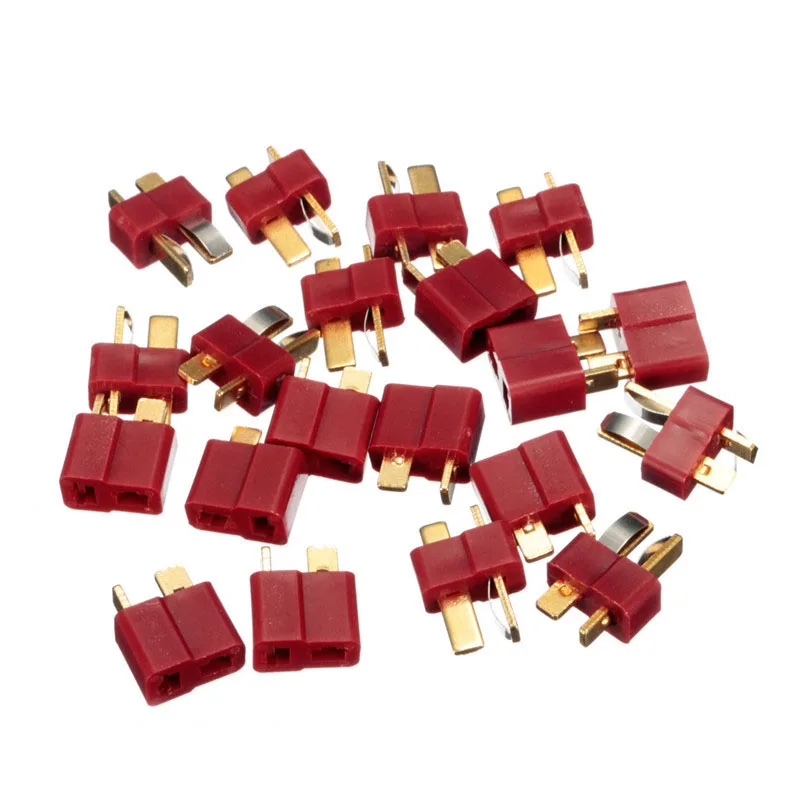 High Quality Red Deans Connector Male Female Connectors T Plug Style For RC LiPo Battery ESC Helicopter