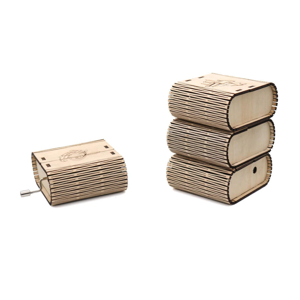 Happy Birthday Music Box Hand Made Wooden Music Box