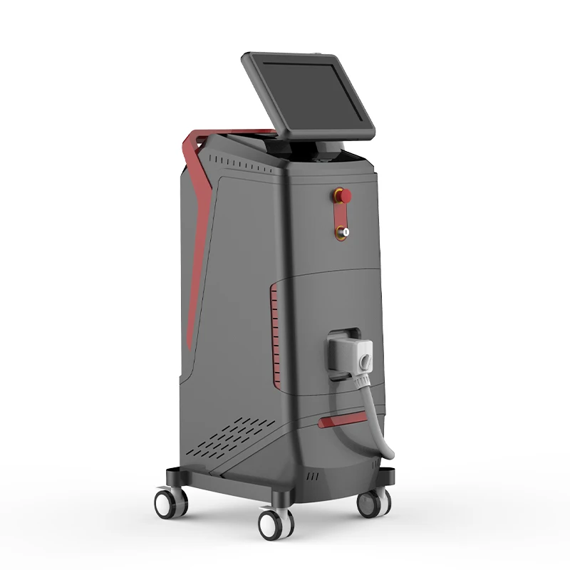 Permanent painless big spot size 15mm*30mm triple wavelength diode laser hair removal for sale