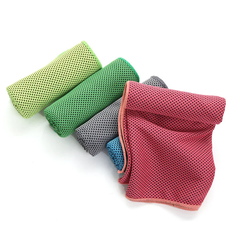 high quality microfiber Microfiber Ice Towel with logo custom Gym Sport Chilly Pad Instant Cooling Magic Cool Feel Towel
