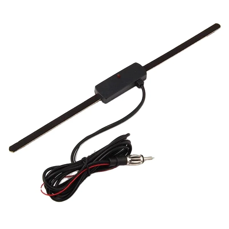 Universal Car Windshield AM FM Active Truck Antenna Signal Amplifier Booster Hidden Radio Active Truck Antenna 12V Stereo B0H2