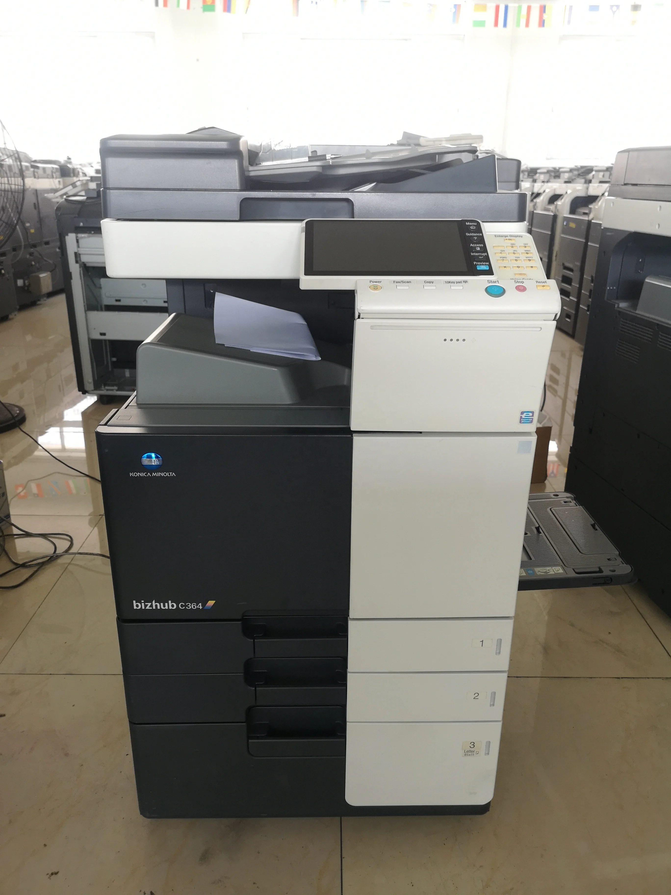  Поставщик использованных копировальных машин Konica Minolta Bizhub c364e принтер для фотокопирования