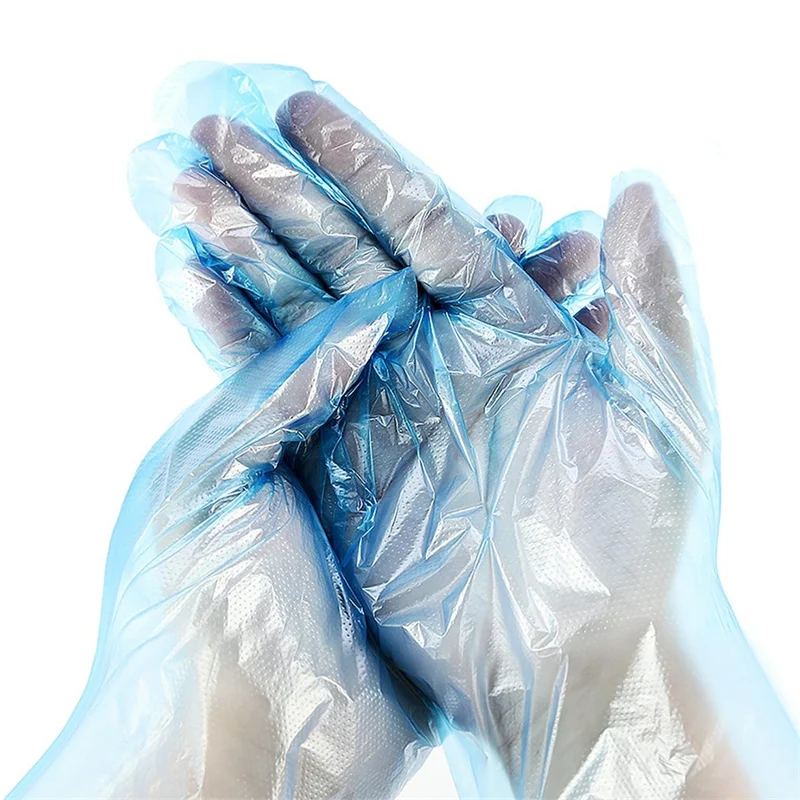 Disposable HDPE/LDPE/CPE/TPE/PE-Gloves Food Industry Cleaning Protective Plastic-Glove
