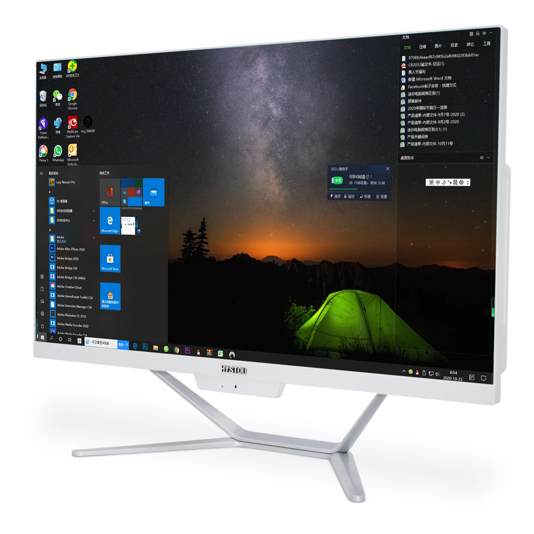  23 8 дюймов core i3 i5 i7 процессор ПК бизнес-класса с все в одном настольный