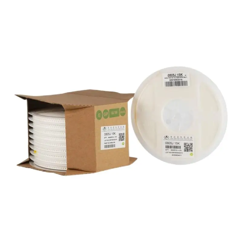 Original HKR brand Ceramic Chip Capacitor 0805  1/8W  0603 1/10W 0402 1/16W SMD Thick Film Chip Resistor