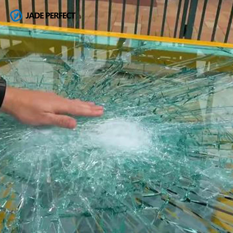 Professional glass manufacturer tempered laminated glass for outdoor railing garden glass