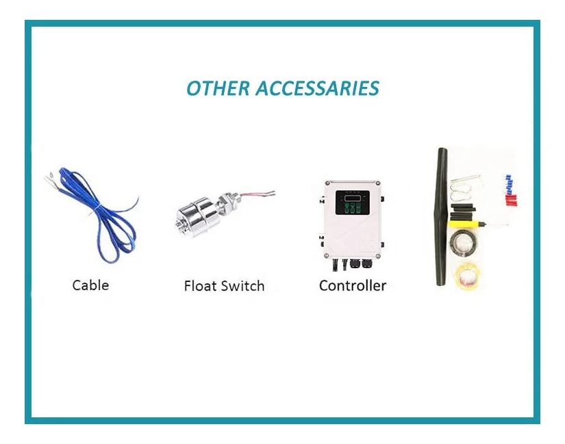 4 Inch 1500W 135M Stainless Steel Deep Well Submersible Solar Borehole Water Pump System with solar panel