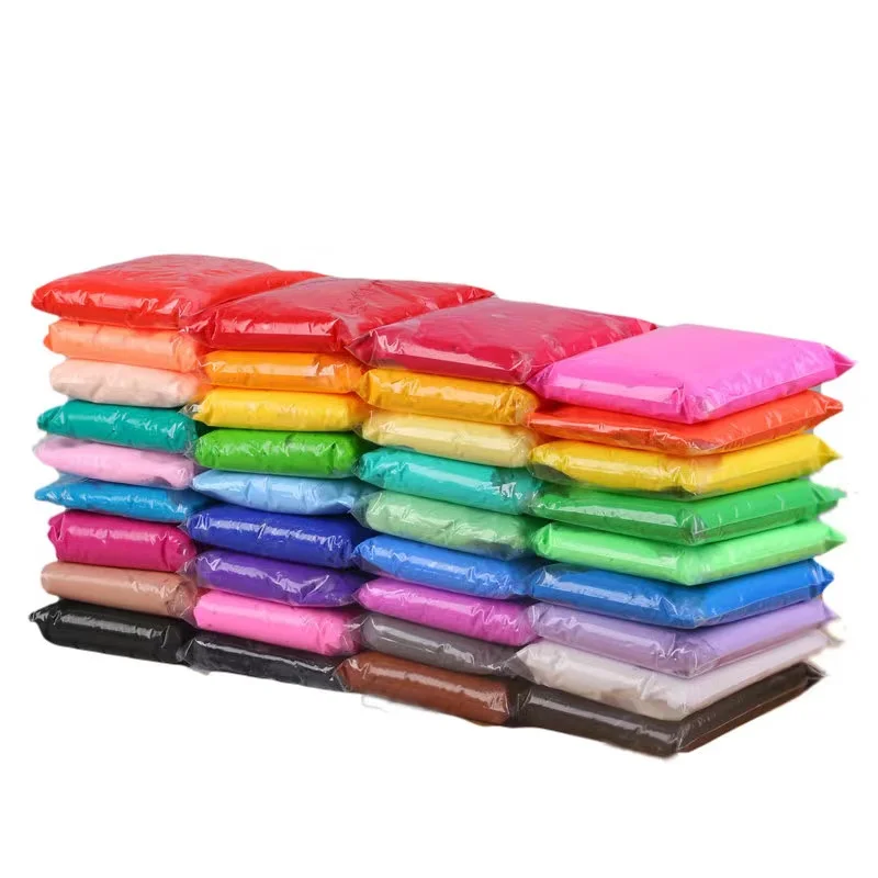 High Quality 24 Colors Air Dry Clay Super Light Clay DIY Polymer Clay Educational Crafts Toys For Kindergarten