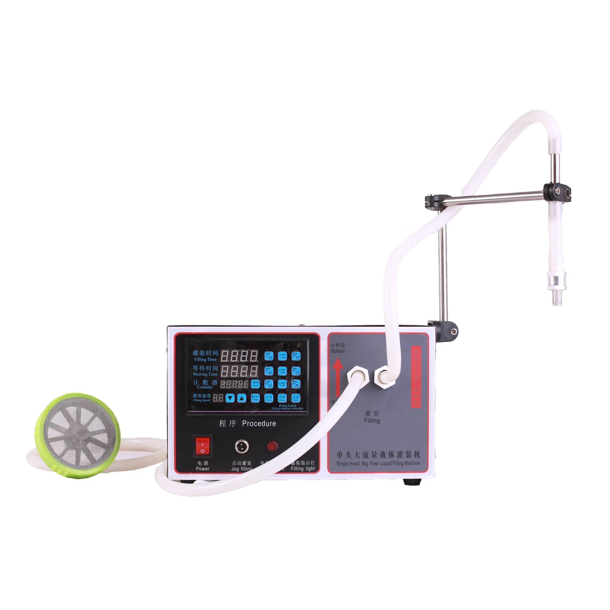 Mini Pneumatic Cosmetics Filler Machine Essential Oil Lip Film Solution Mascara Liquid Eye Lash Filling Machine