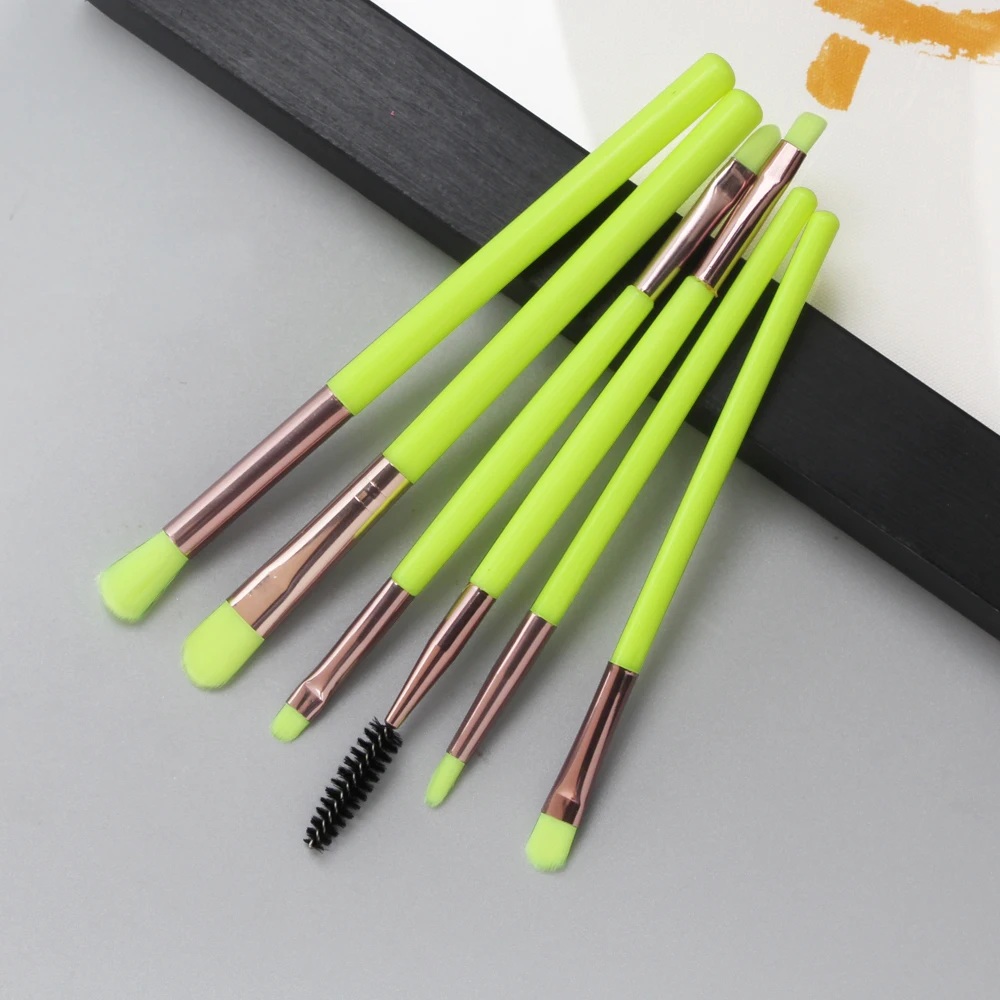  20Pcs Free Sample Multicolor Low MOQ Cheap Eyeshadow Eye Professional Makeup Brushes