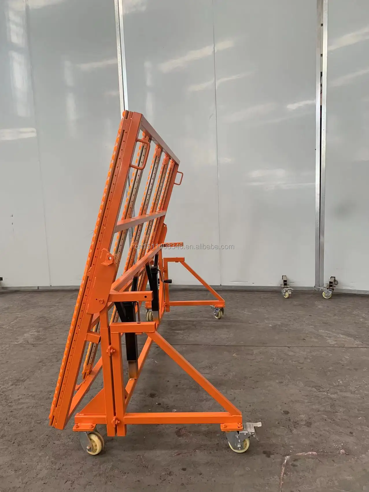 SANDE  marble slab transport cart trolley work table for granite marble stone slabs and glass