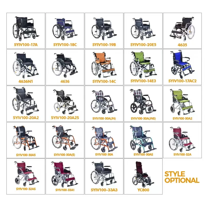 Medical Equipment Light Weight Portable Electric Remote Control Folding Power Wheelchair for Disabled