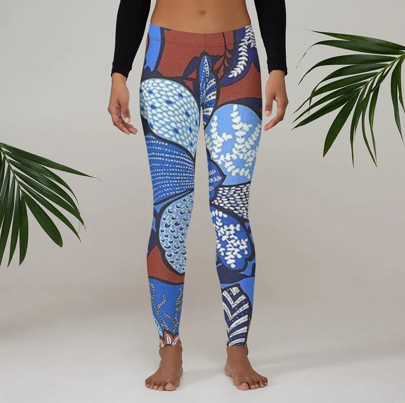 
African Leggings | African | Yoga Leggings | Dashiki Leggings | Fitness | Workout Leggings | Ankara | Kenta | Boho | Womens | 