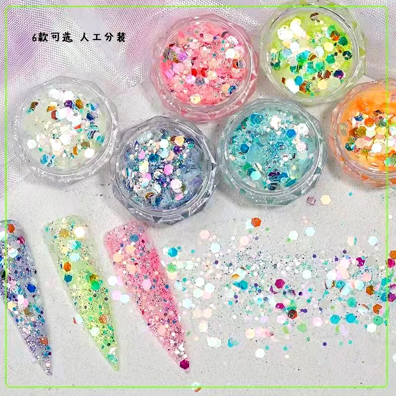 Wholesale Glitter Set /Flash Powder Kit For Nail,DIY,Craft,Party Decoration