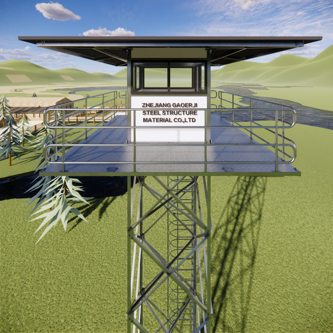 Cheap Price Hot Selling New Steel Structure Overhead Watchtower Observation Tower