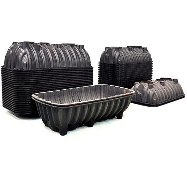 Good Quality Three-Compartment PE Septic Tank For Underground Home Sewage Water Treatment
