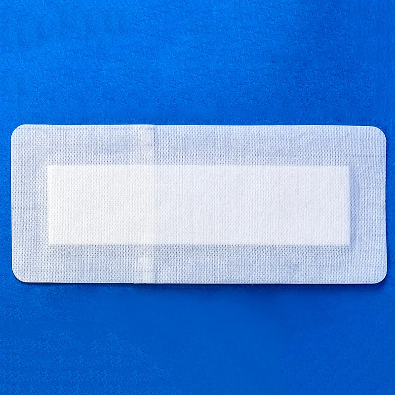 9*25cm Adhesive Absorbent Wound Dressing For High Exduates Wound 10*25 Nonwoven Wound Dressing