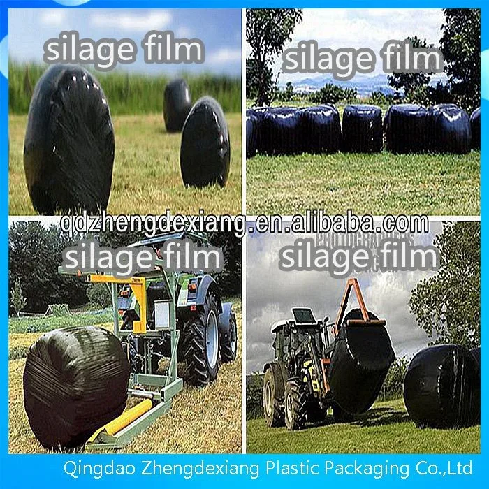 25 mic *500mm*1800m silage wrap film grass silage stretch wrap agricultural plastic film