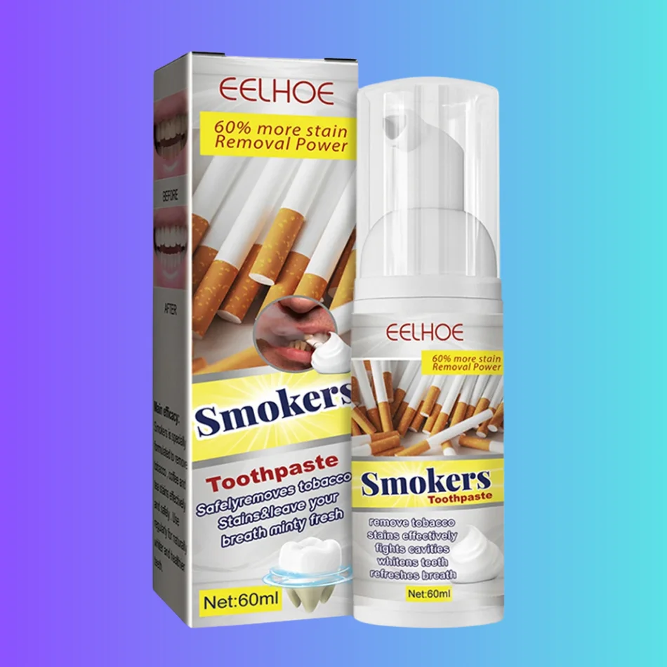 Smokers Toothpaste for Stain Removal and Fresh Breath