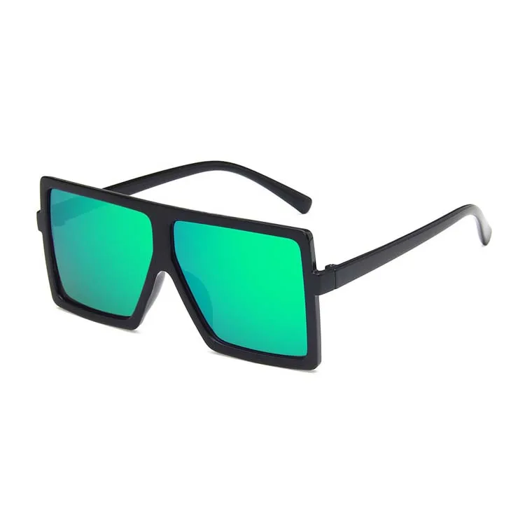 kids Fashion Design Sun Glasses Boys Girls Trendy Big Square Oversized One Piece Shades Sunglasses