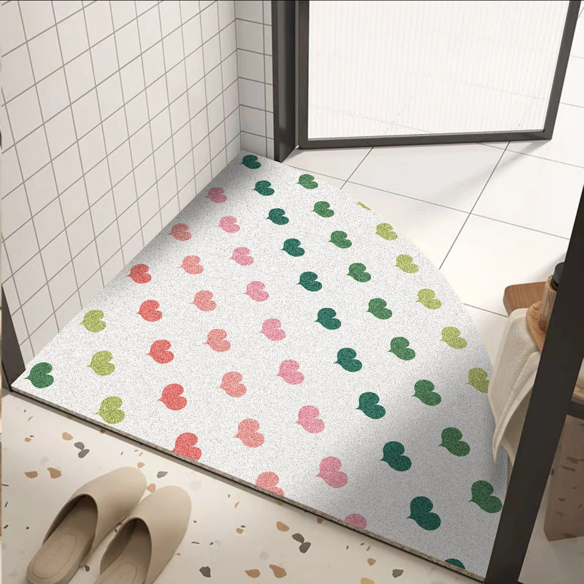 High Quality LOVE Series Anti Slip Backing Mat 8mm Thickness Pvc Mat Floor Mat For Home Entrance