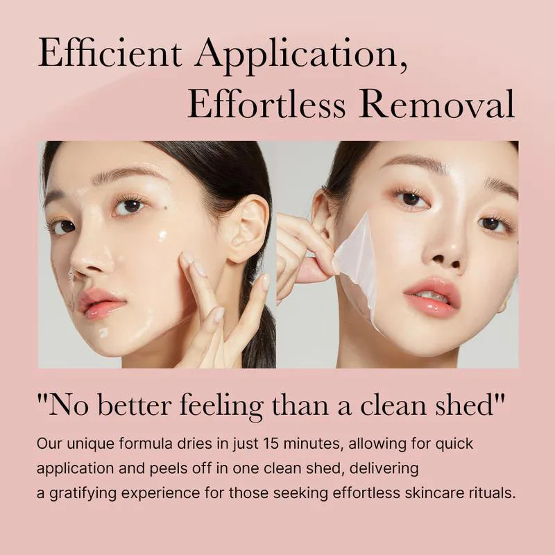 YOOJ Collagen exfoliating facial skin - elastic moisturizing care, reducing sagging and dullness - hydrolyzed collagen