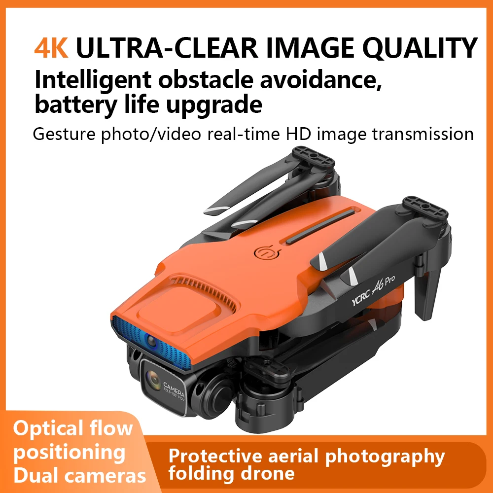 A6 PRO mini dron 4k cheap gps drone 4k with cameras WIFI fpv radio control toys rc drone