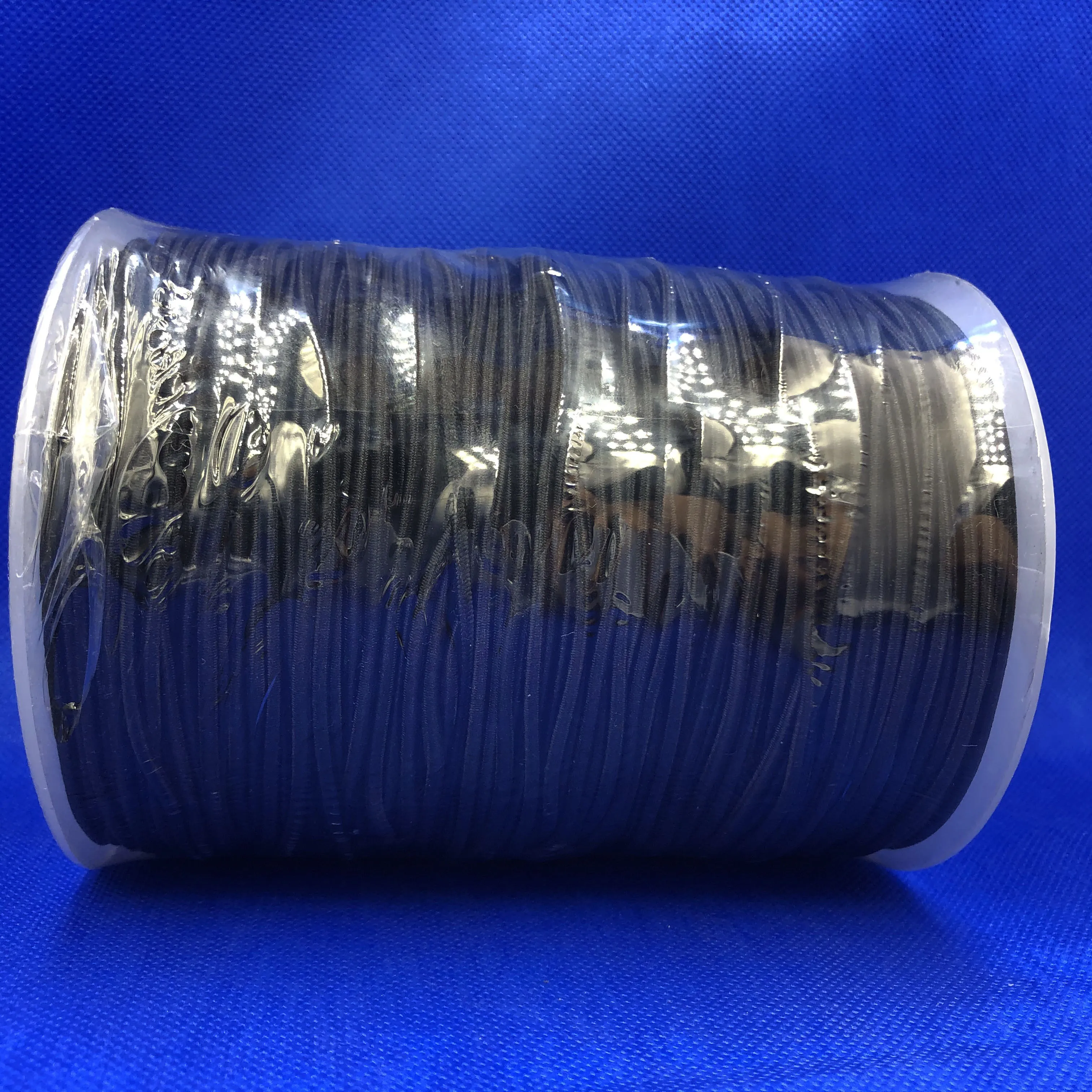 3mm 4mm 5mm 6mm Strong Stretch elastic bungee cord colorful round elastic shock rope rubber cord