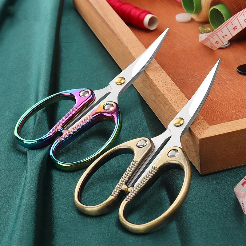 Scissors Sewing Thread Scissors Stainless Steel Cutting Scissors For Tailor Clothes Fabric Hair Handmade Home Accessories
