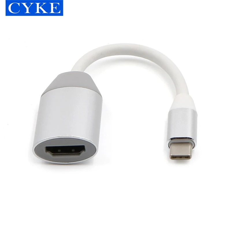 CYKE Factory price usb c to Video HD output female cable adapter converter Type HDTV