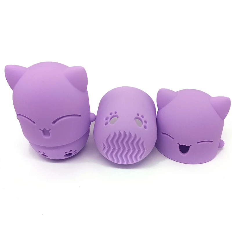Portable Blending sponges Silicone case Make up blender case