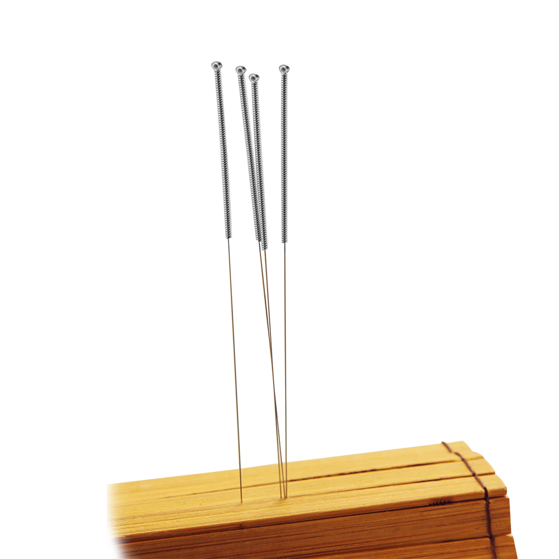 New 200 Pieces/Box 0.4mm Painless Massage Acupuncture Needle Long Silver Handle Wholesale