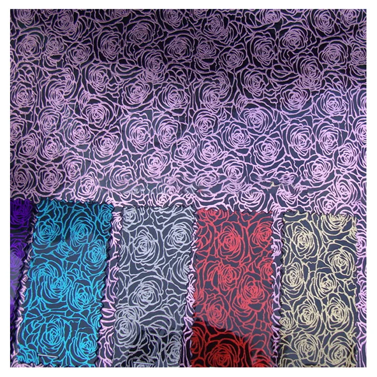 Newest glitter mirror pu shoe leather fabric / glitter pu leather fabric for lady bags