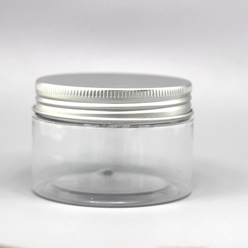 HOT SALE 150ml 250ml 500ml Amber Clear Black Cosmetic Packaging Containers Body Butter Hair Gel Container Plastic Pet Jars