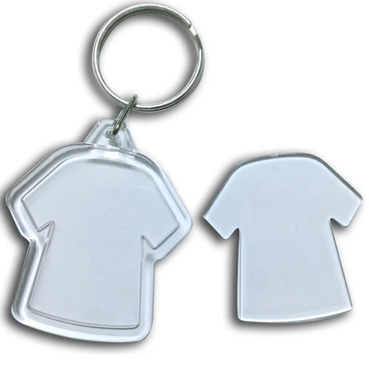 wholesales and retails  New T-shirt acrylic picture frame key chain spot wholesale New arrival TP-22120